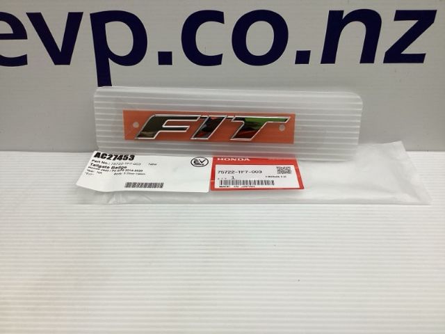 Honda Jazz / Fit GP5 2014-2020 Tailgate Badge
